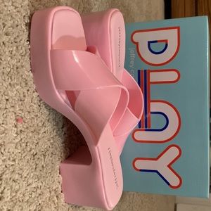 Jeffrey Campbell Pink Bubblegum heel